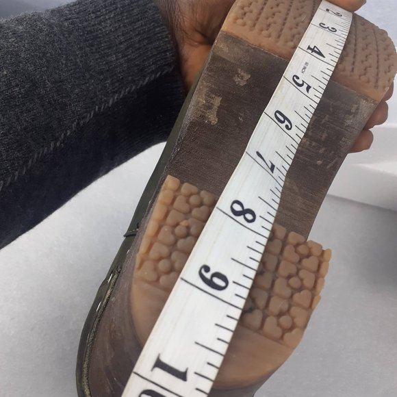 Sandgrens NEW YORK HIGH Handmade Swedish Clog Forest Green Leather Boot 41/8.5 - Picture 9 of 16